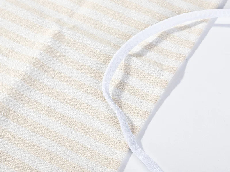 Sublimation Blanks Adult Linen Waist Apron(41*60cm, Beige and Light Yellow Stripe)