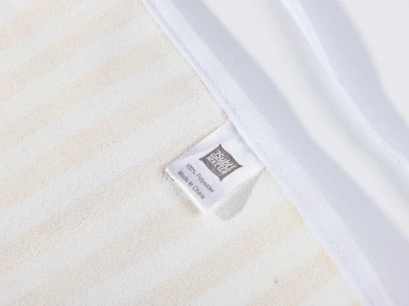 Sublimation Blanks linen Apron (69*72cm, Beige and Light Yellow Stripe)