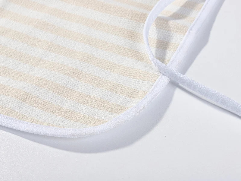 Sublimation Blanks linen Apron (69*72cm, Beige and Light Yellow Stripe)