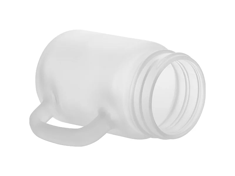 12oz/350ml Sublimation Blanks Mason Jar w/ Straw (Frosted)