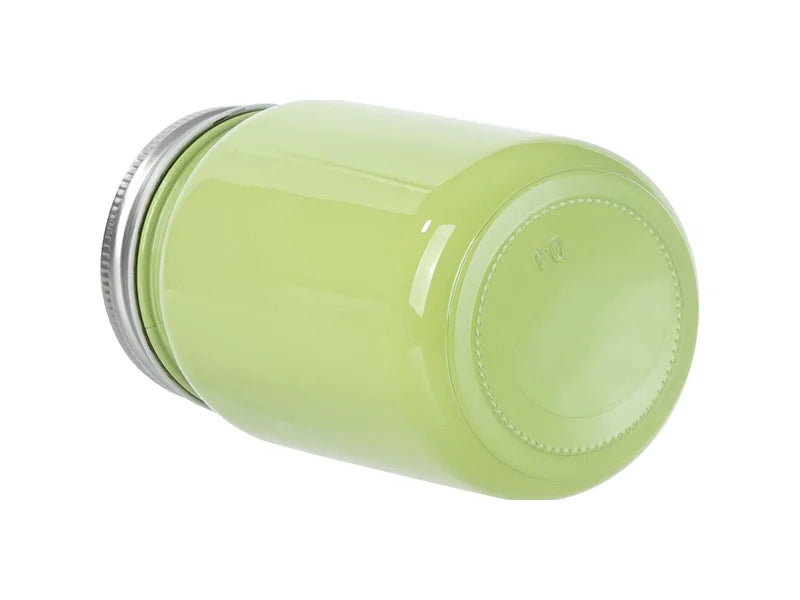 Sublimation Blanks 15oz/450ml Full Color Mason Jar no Handle (Green)