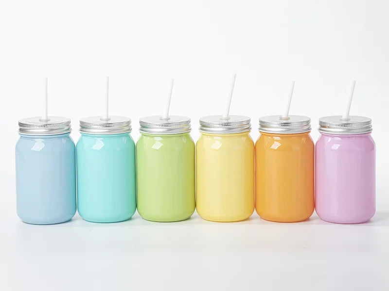 Sublimation Blanks 15oz/450ml Full Color Mason Jar no Handle
