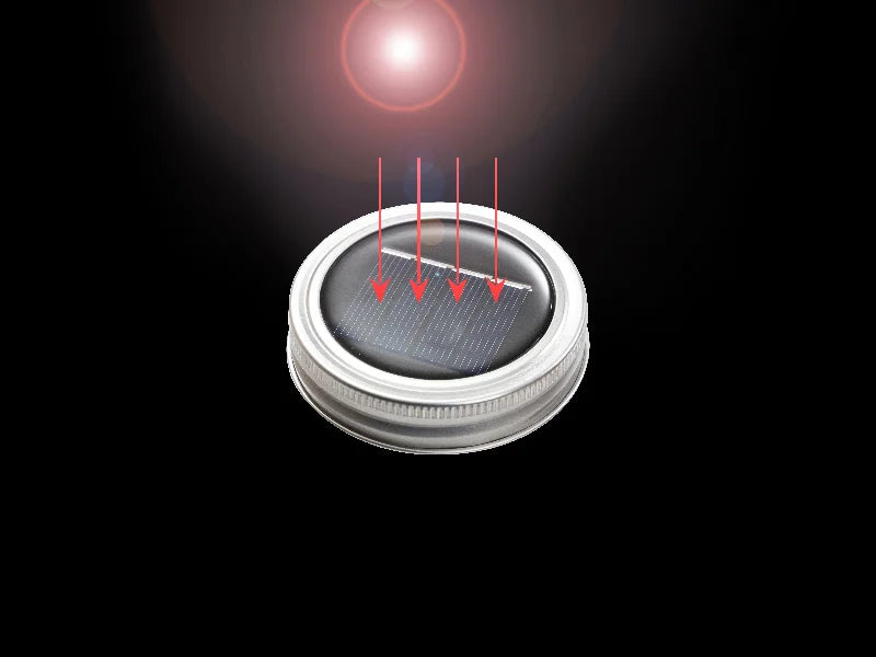 Solar Mason Jar Lid