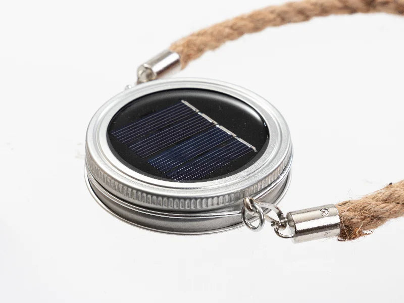 Rope and lron Ring for 15oz Mason Jar