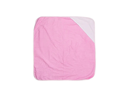Sublimation Baby Hooded Towel (80*80, Rose Red)