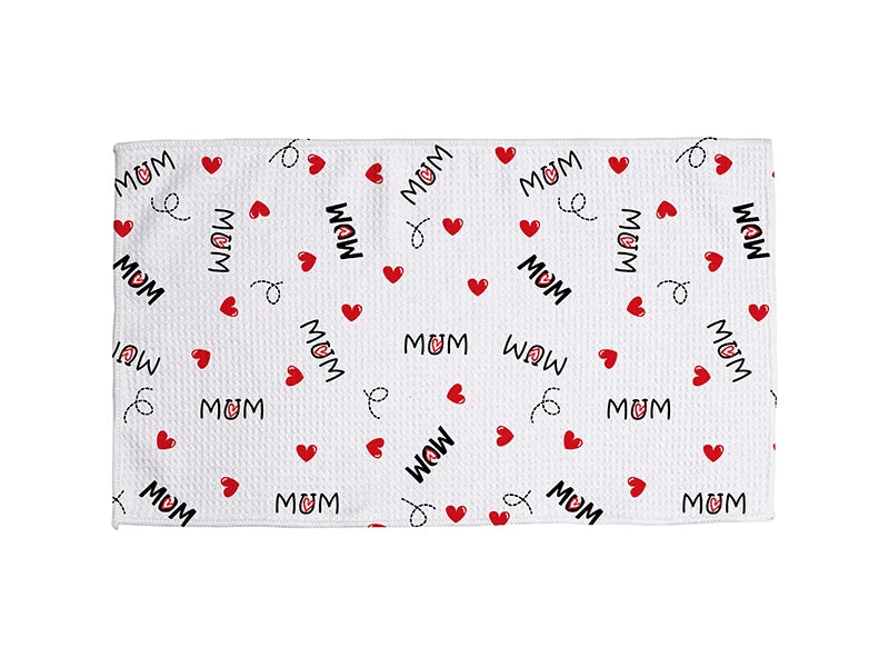 Sublimation Blank Waffle Kitchen Towel (11inch*18inch/ 28 x 46cm)