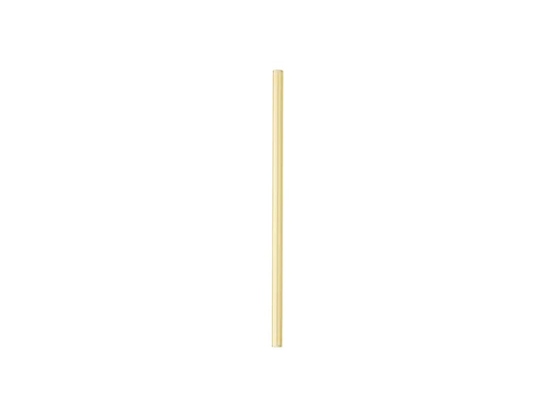 20cm Straight Yellow Glass Straw