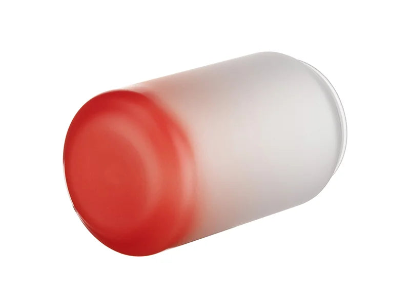 Sublimation 13oz/400ml Glass Mugs Gradient Red