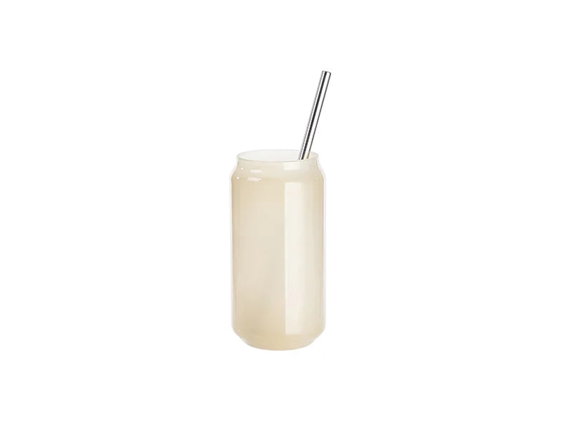 Sublimation Blanks 18oz/550ml Cold Color Change Glass Can with Bamboo Lid