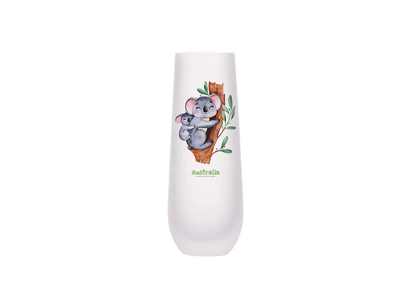 Sublimation 10oz/300ml Stemless Champagne Flutes Glass (Frosted)