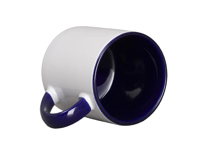 Sublimation 6oz Inner Rim Color Mug (Dark Blue)