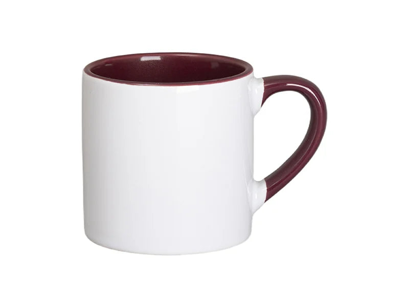 Sublimation 6oz Inner Rim Color Mug (Maroon)