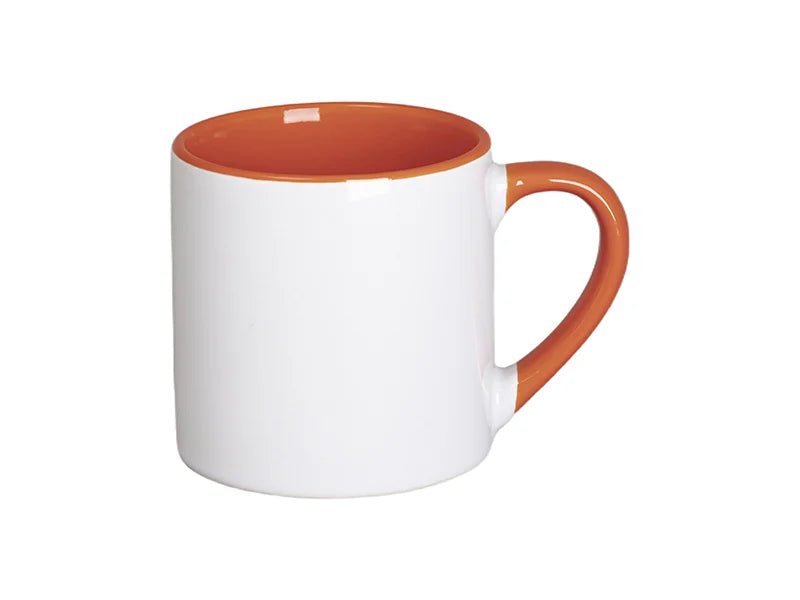 Sublimation 6oz Inner Rim Color Mug (Orange)