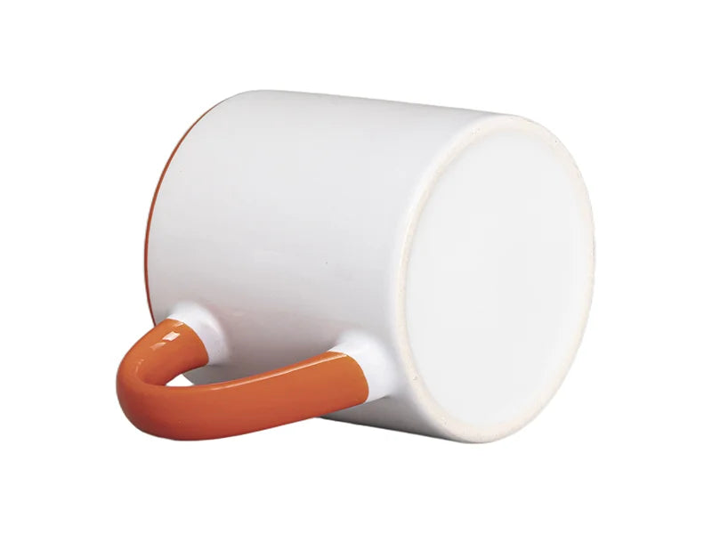 Sublimation 6oz Inner Rim Color Mug (Orange)