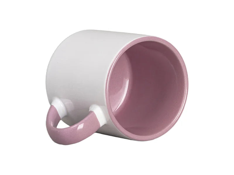 Sublimation 6oz Inner Rim Color Mug (Pink)