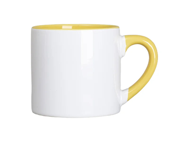 Sublimation 6oz Inner Rim Color Mug (Yellow)