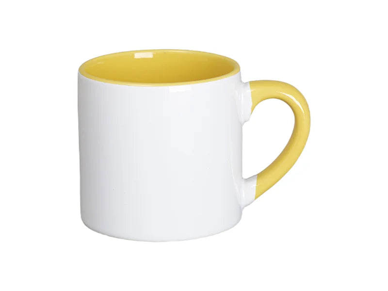 Sublimation 6oz Inner Rim Color Mug (Yellow)