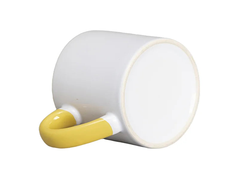 Sublimation 6oz Inner Rim Color Mug (Yellow)