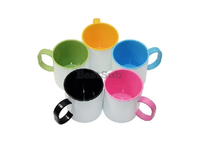 11oz Sublimation Polymer Inner Rim Color Mug