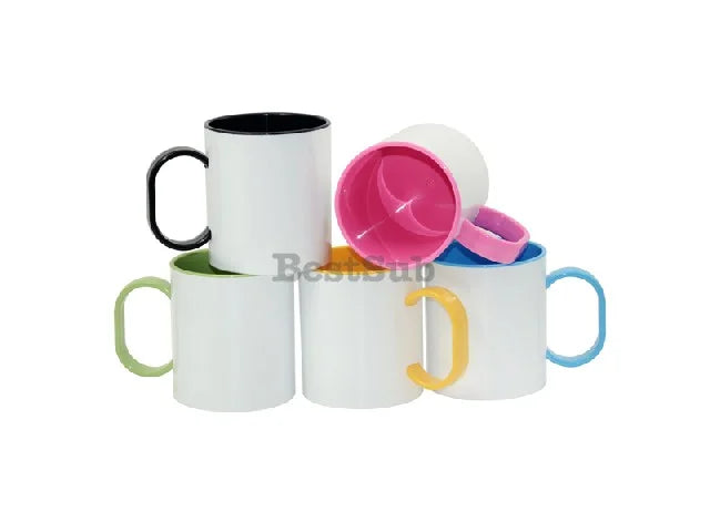 11oz Sublimation Polymer Inner Rim Color Mug