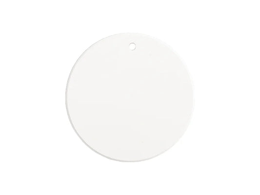 UV Bisque Ceramic Ornament (RND,φ8.5cm)