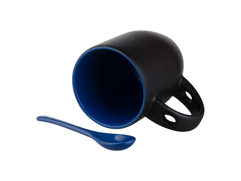 Sublimation 11oz Changing Color Spoon Mug(Blue)