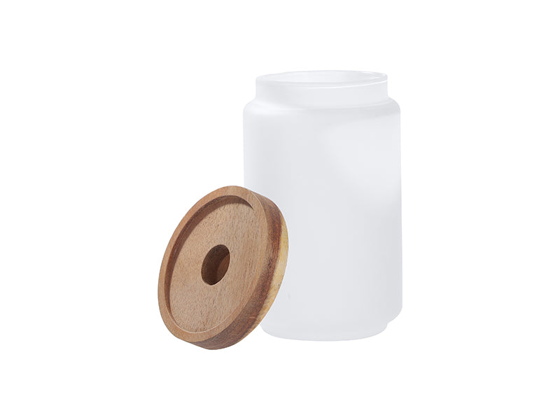 Sublimation Blanks 750ml Glass Storage Jar w/ Wood Lid