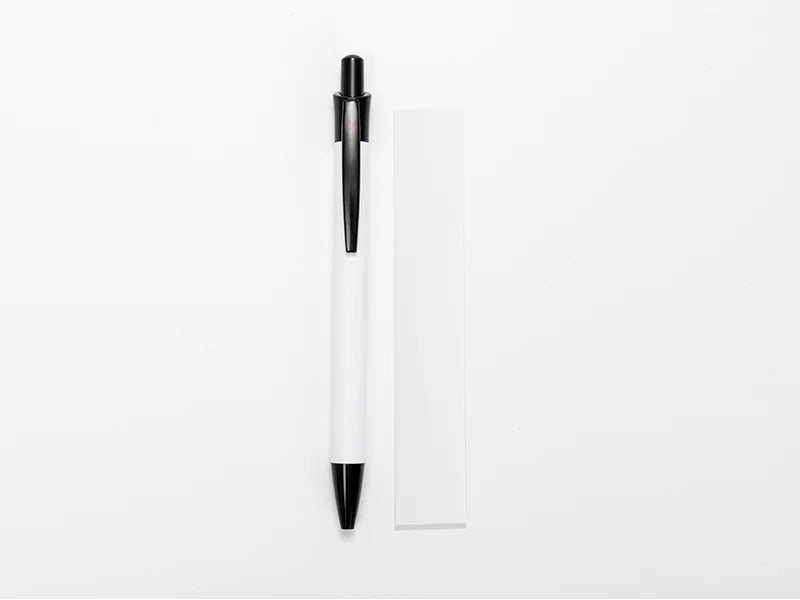 Sublimation Ballpoint Pen with Shrink Wrap (White Barrel)