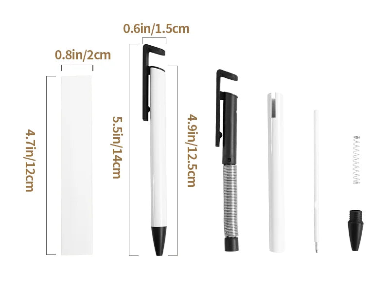Sublimation Blanks Ballpoint Pen with Shrink Wrap