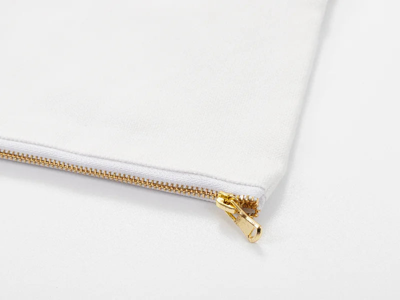 Sublimation Blanks Canvas Stitching Cork Pencil Case