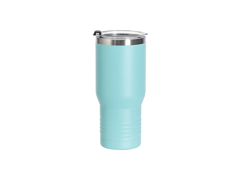 Engraving Blanks 22oz/650ml Powder Coated Ringneck Grip Stainlee Steel Tumbler (Mint Green)