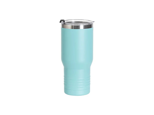 Engraving Blanks 22oz/650ml Powder Coated Ringneck Grip Stainlee Steel Tumbler (Mint Green)