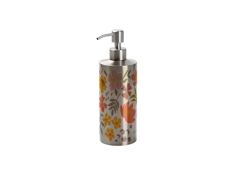 18oz/550ml Sublimation Blanks Stainless Steel Lotion Bottle (Silver)