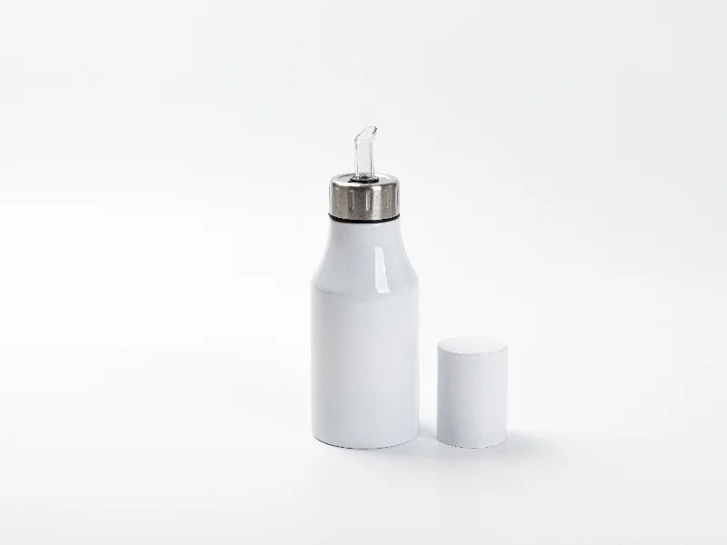 17oz/500ml Sublimation Blanks Stainless Steel Oil Dispenser (White)