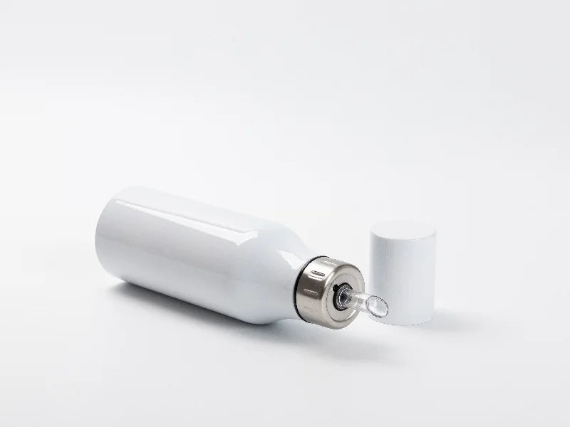 25oz/750ml Sublimation Blanks Stainless Steel Oil Dispenser (White)