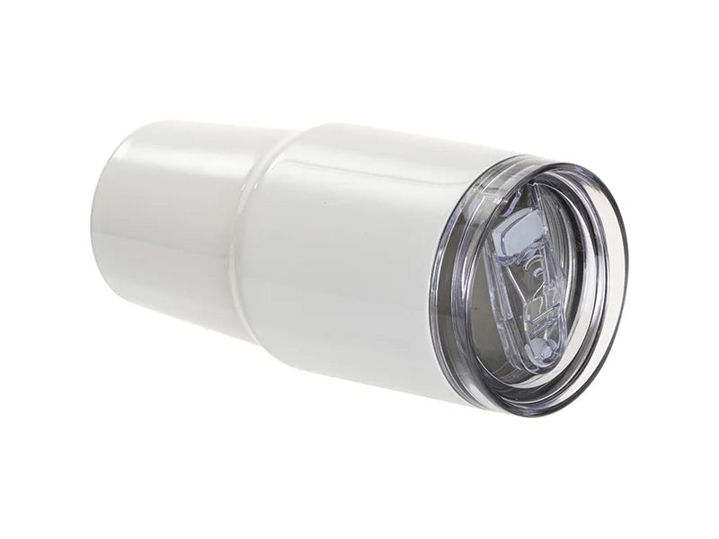 Sublimation 20oz/600ml Stainless Steel Travel Tumbler with Lid & Straw(White)