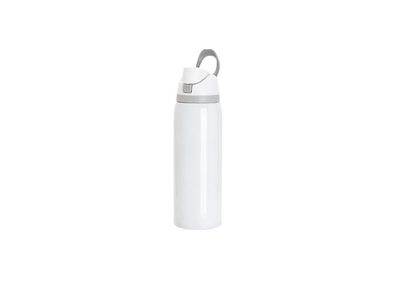 40oz/1200ml  Stainless Steel Travel Tumbler with Portable Lid(White)