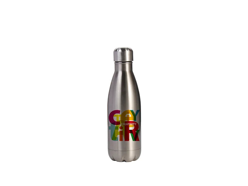 Sublimation 12oz/350ml Stainless Steel Cola Bottle (Silver)