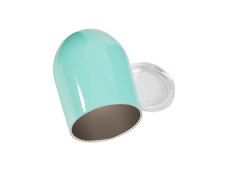 Sublimation 12oz Stainless Steel Stemless Wine Cup (Light Blue)