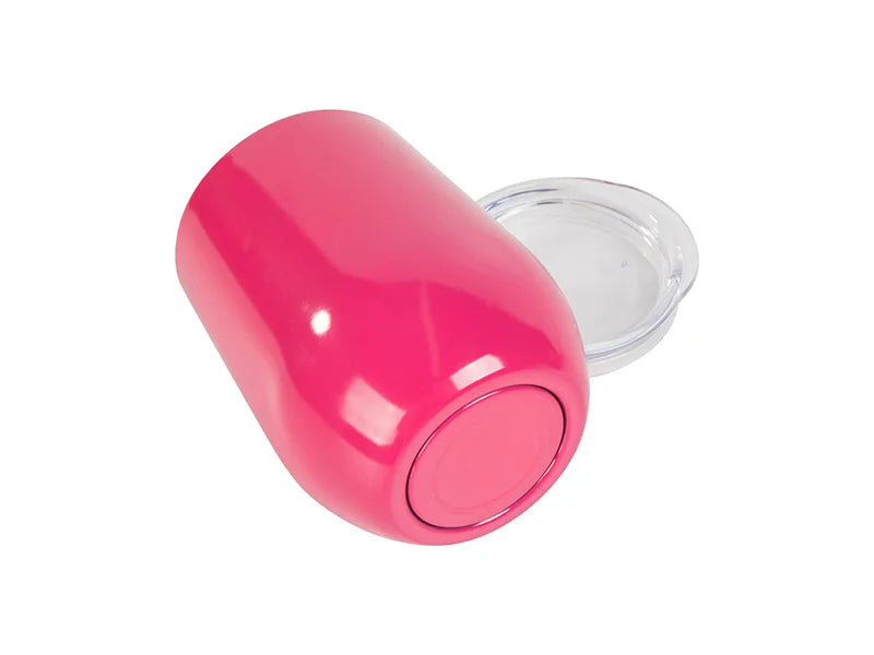 Sublimation 12oz Stainless Steel Stemless Wine Cup (Rose Red)
