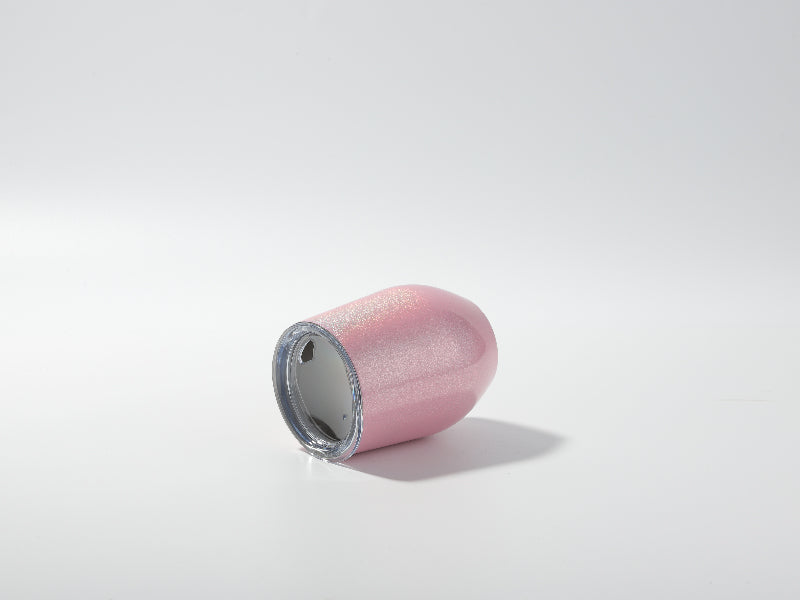 12oz/360ml Sublimation Blanks Glitter Sparkling Stainless Steel Stemless Cup(Pink)