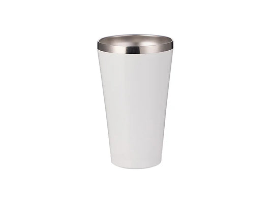 Sublimation 15oz/450ml Stainless Steel Tumbler w/o Lid (White)