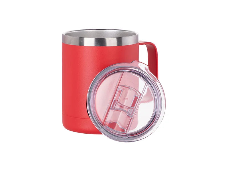 12oz/360ml Powder Coated Stainless Steel Mug(Red)