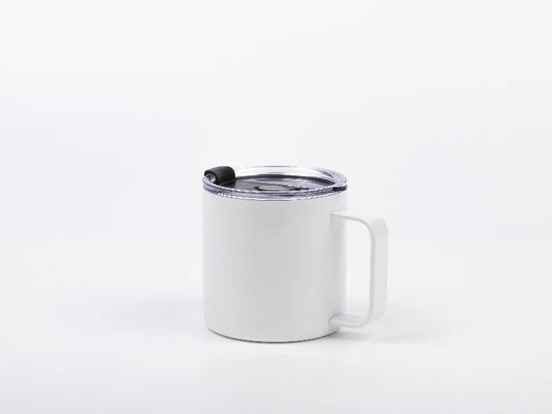 14oz/420ml Sublimation Blanks Stainless Steel Coffee Cup (White)