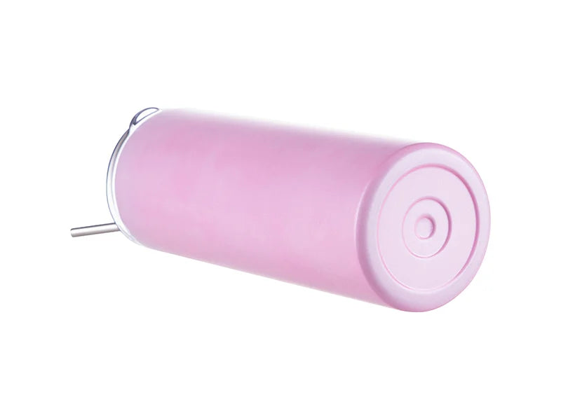 20oz/600ml Sublimation Heat-Sensitive Color Changing Stainless Steel Skinny Tumbler (Light Blue to Pink)