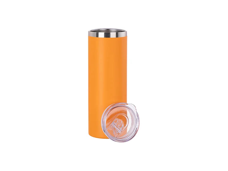 20oz/600ml Powder Coated Stainless Steel Mug(Orange) MOQ:1000pcs