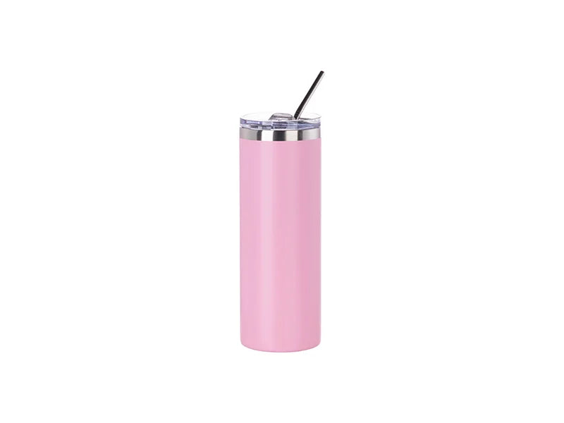 20oz/600ml Powder Coated Stainless Steel Mug(Pink)
