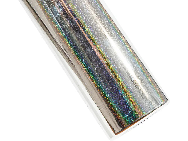 20oz/600ml Sublimation Blanks Stainless Steel Metallic Plated Glitter Skinny Tumbler (Silver)