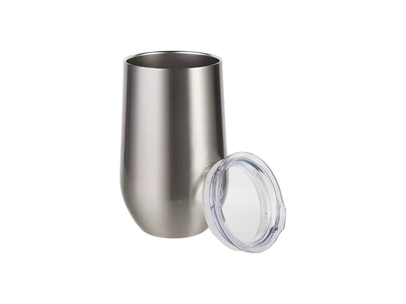 Sublimation 17oz/500ml Stainless Steel Stemless Wine Cup (Silver)