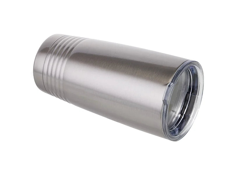 Sublimation 20oz Stainless Steel Tumbler with Ringneck Grip (Silver)